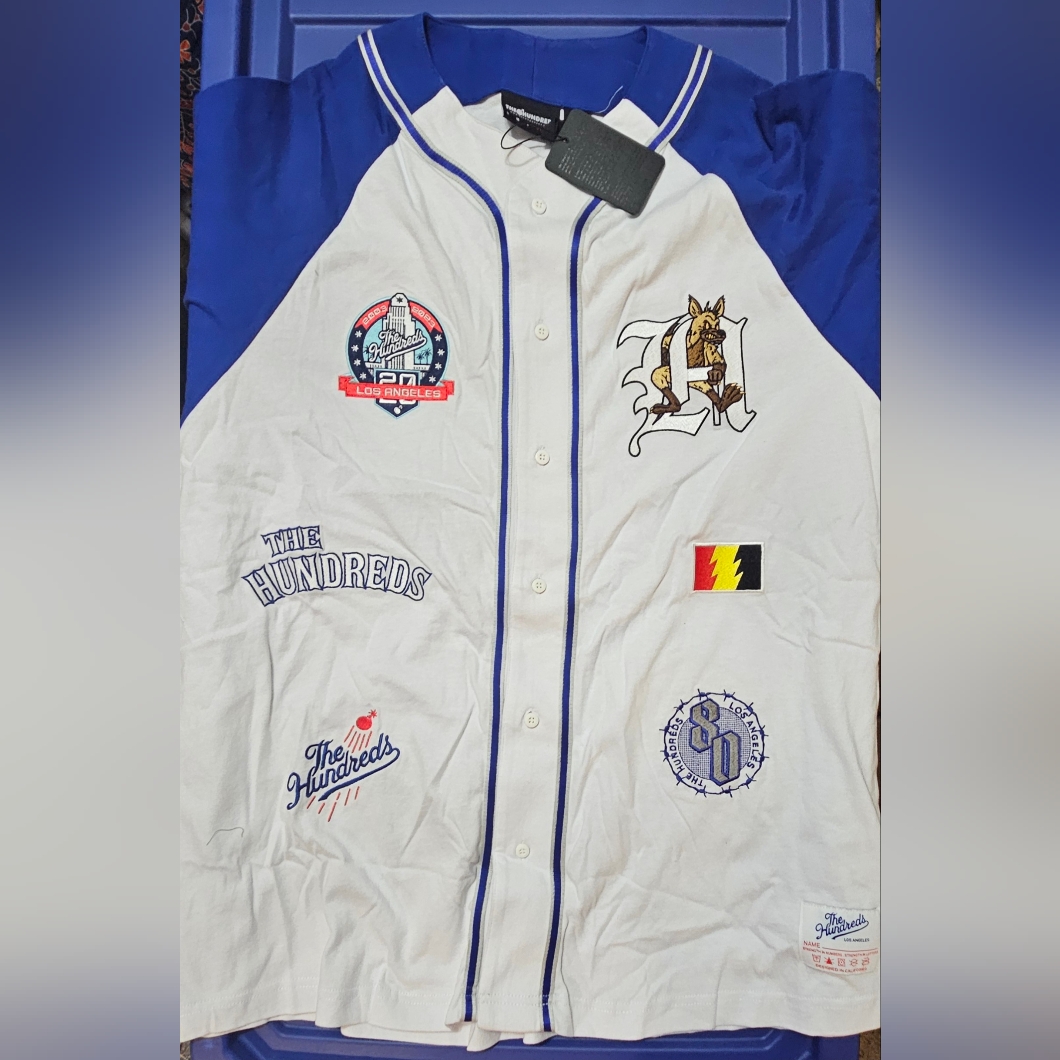 Nwt The Hundreds Mens League Jersey In White